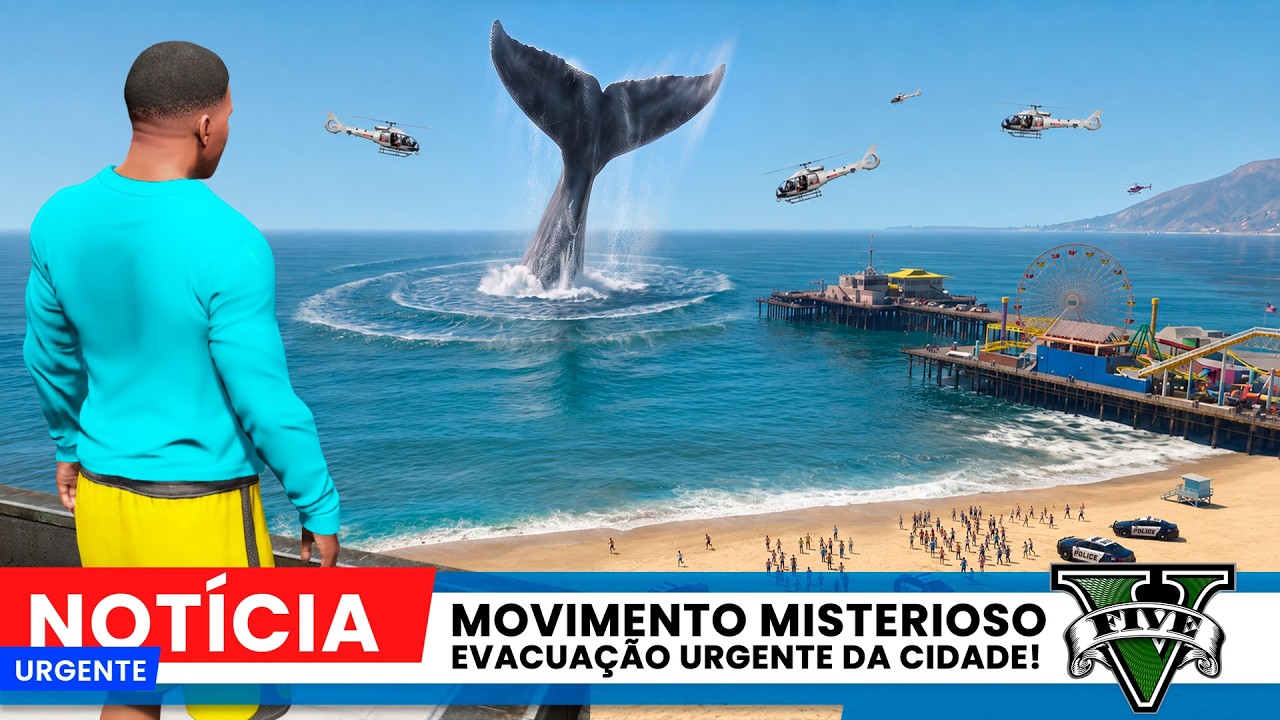 TEM UM MOVIMENTO MISTERIOSO NO MAR DO GTA 5...