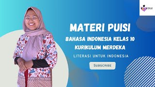 Materi Puisi ✅ Bahasa Indonesia Kelas 10 Kurikulum Merdeka