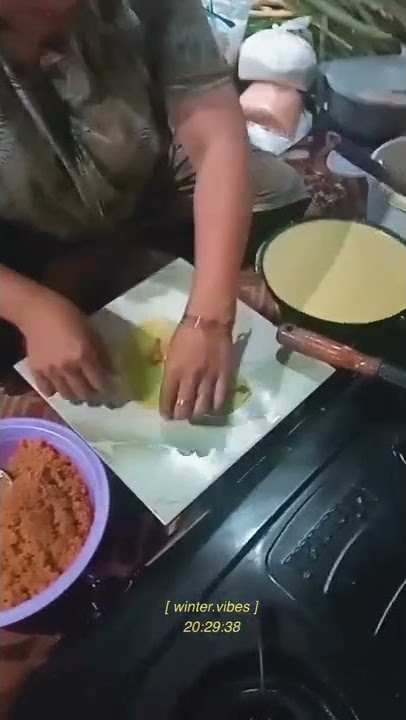 cara bikin kulit dadar gulung...