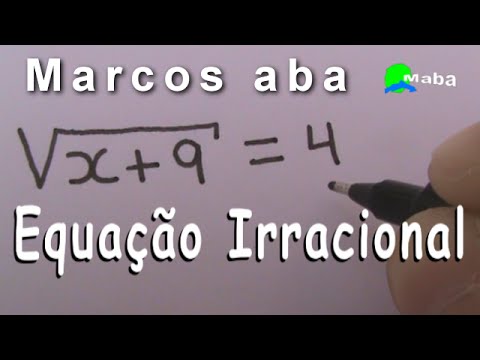 Vídeo: Como Resolver Equações Com Raízes