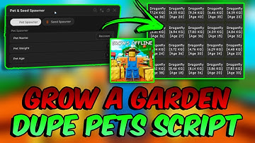*New* Grow A Garden Dupe Script | Latest Update Cosmetics | Pastebin Link 📜💥 | NOT PATCHED 🤫