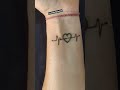 💗heartbeat tattoo mehndi design #mehndi #heart #tattoo #new #viral #tattoodesign #shortsfeed #henna