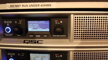 QSC GXD 8 Power Amp Overview