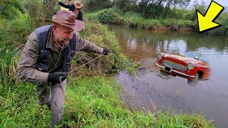 PESCA MAGNÉTICA... IMÃ GRUDOU em um CARRO!!!