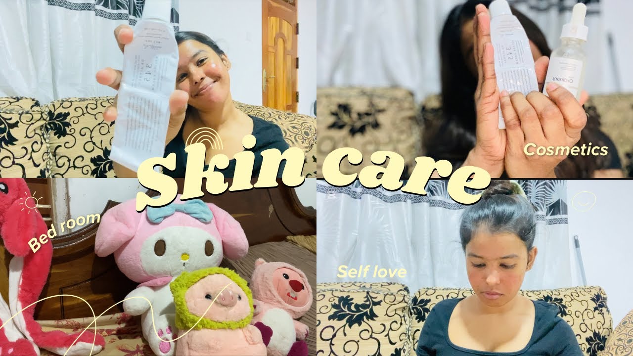 My Realistic Night Skincare Routine🌙❤️‍🩹✨Pimple වලට ගැලපෙන skin care routine |Viral කොරියන් product 