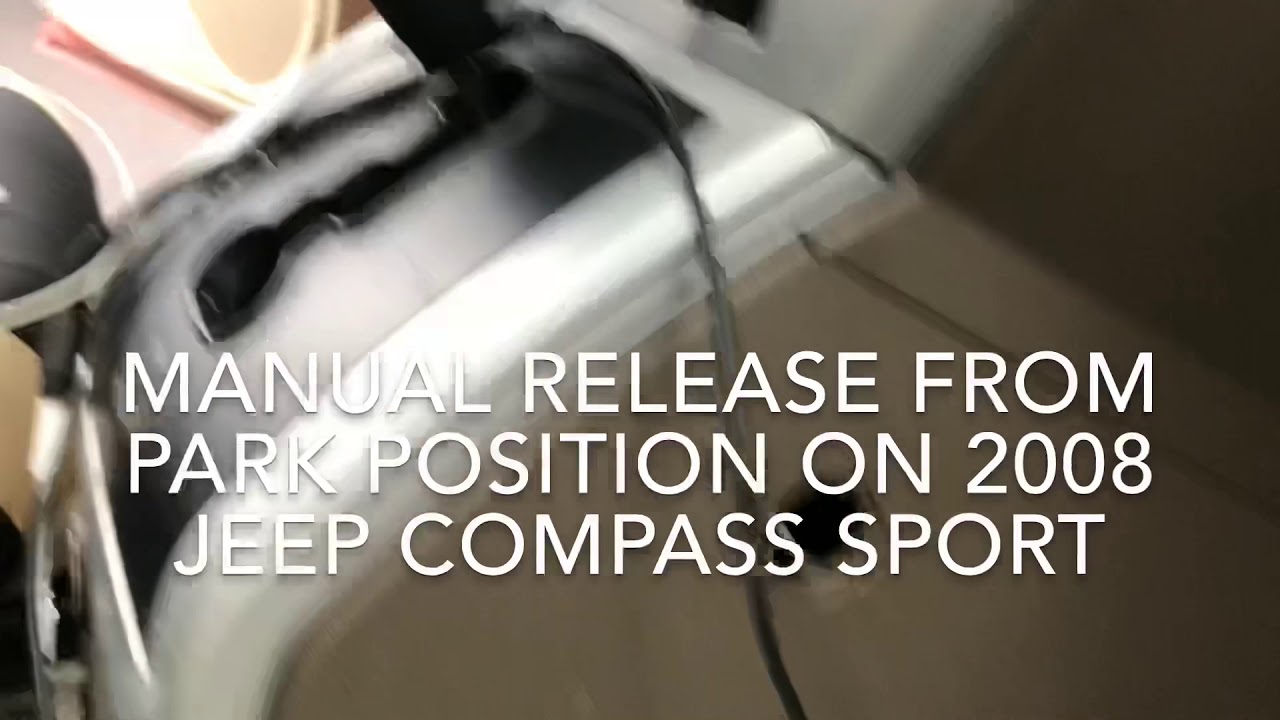 How to Put Jeep Compass in Neutral With Dead Battery