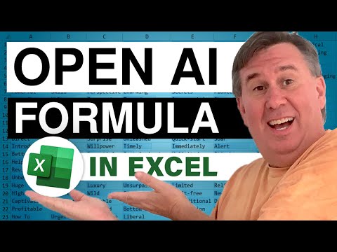 Excel Labs Function To Get Answers From OpenAI In Excel - Episode 2630 - MrExcel Video on YouTube