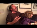 Frozen The Musical | Let it go sung by daughter lip sync by dad