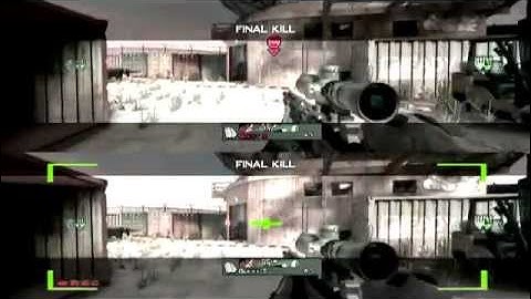 COD MW3 split screen QUICK SCOPING MONTAGE