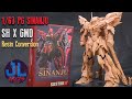 All looks but empty inside  pg sinanju conversion unboxing  test fitting  resin kit unboxing