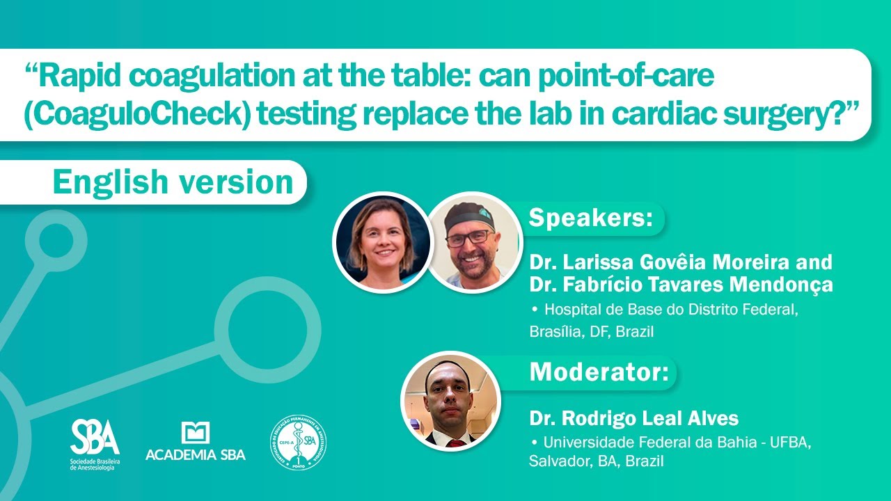 Rapid coagulation at the table: can point-of-care testing replace the lab in cardiac surgery?