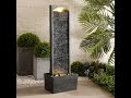 Peaktop by Teamson Home Garden Water Feature, Large Outdoor Straight Water Fountain