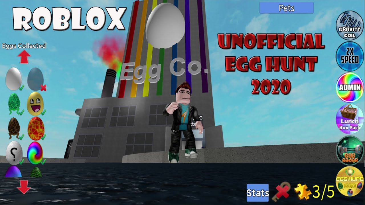 Roblox Unofficial Egg Hunt 2020 Youtube