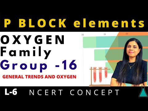 6. P BLOCK : GRP 16 OXYGEN FAMILY | CLASS 12TH CHEMISTRY | BY SALONI MAM |