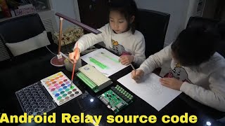android relay control app kbox by android studio source code by twins!