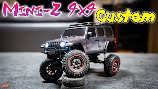 Mini-Z 4x4をカスタムしたらカッコよすぎ♪リフトアップと大径タイヤ