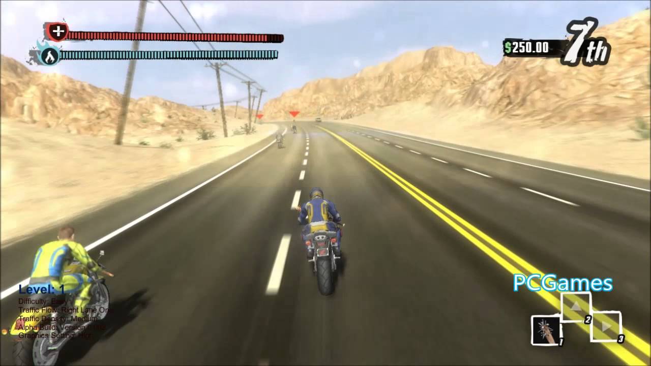 Road Redemption - Bike Race Level 1 Playthrough (PC Games)