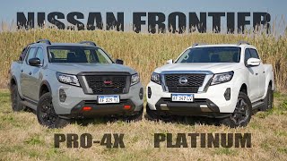 Nissan Frontier Pro4X y Platinum  Doble test  Matías Antico  TN Autos