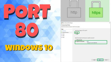 How to Open or Close Port 80 in Windows 10