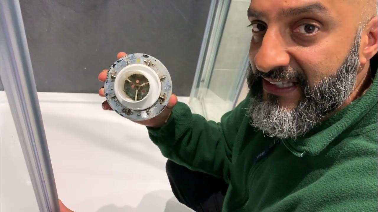 Keeping the drain and shower trap clear and clean YouTube