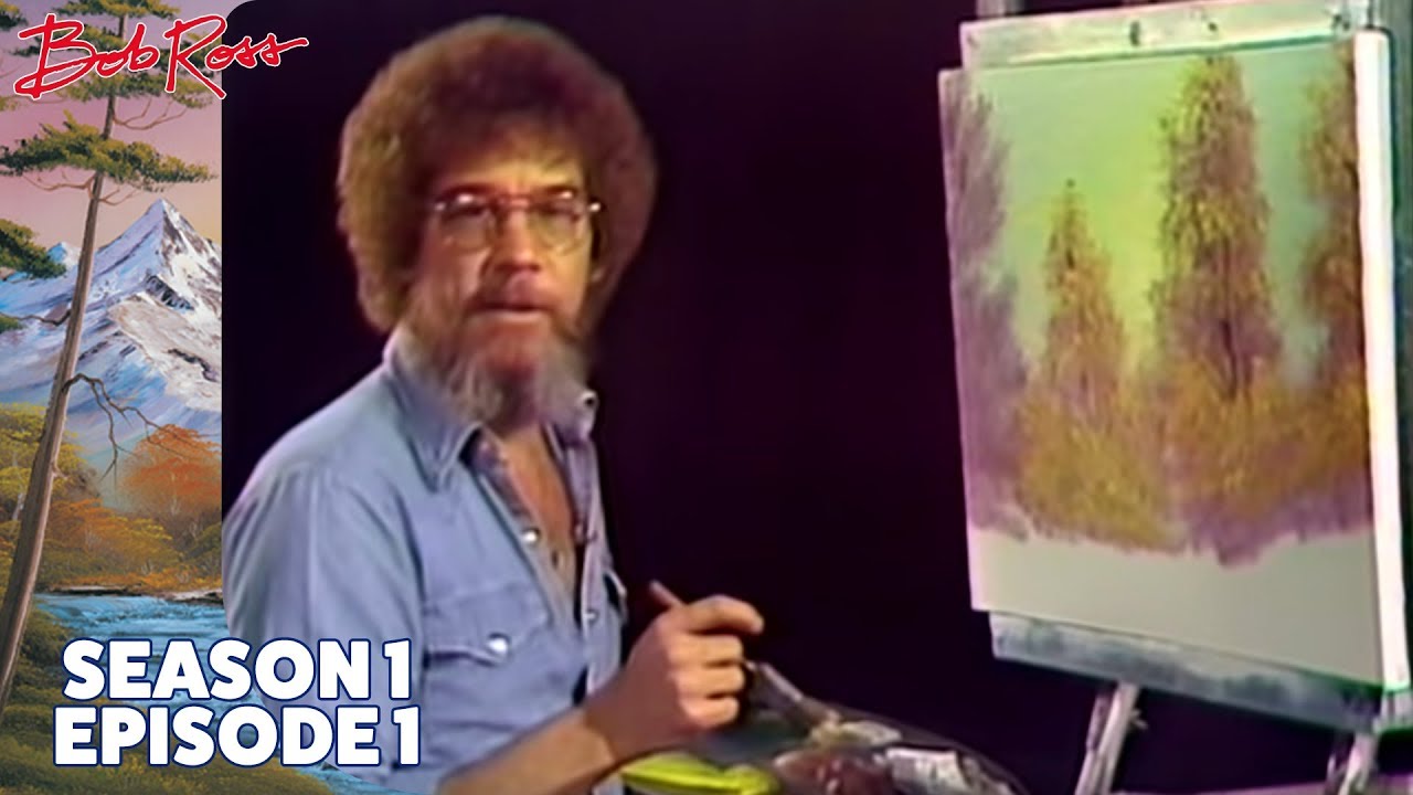 Bob ross a walk in the woods