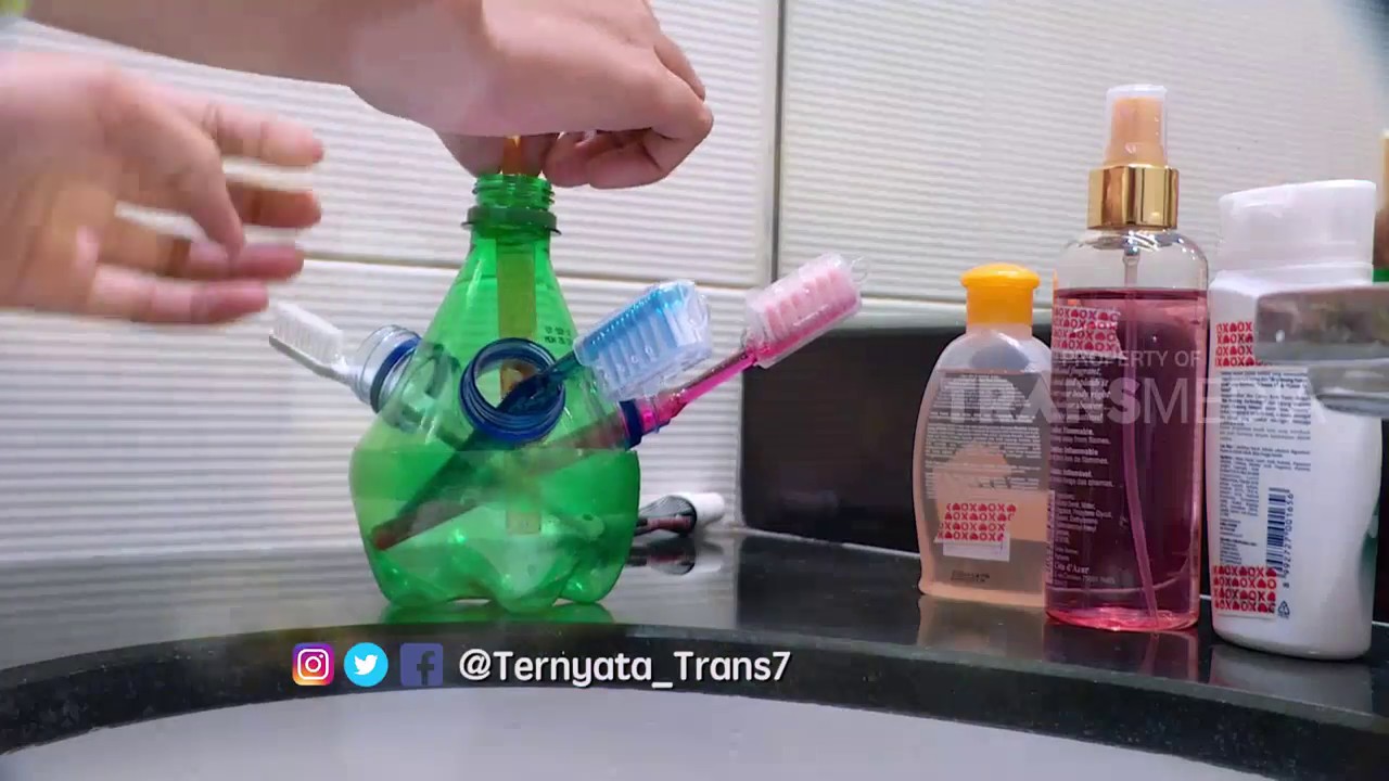  LIFE HACK KREASI WADAH SIKAT  GIGI  DARI  BOTOL BEKAS  YouTube