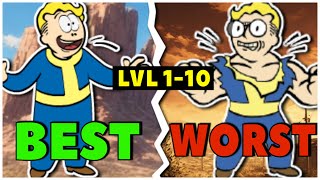 Fallout 4 - Best And Worst Perk At Every Level Profile