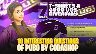 T-SHIRT AND 4000 UC GIVEAWAY ON CELEBRATION ll CODA SHOP ll PUBGMTOP100