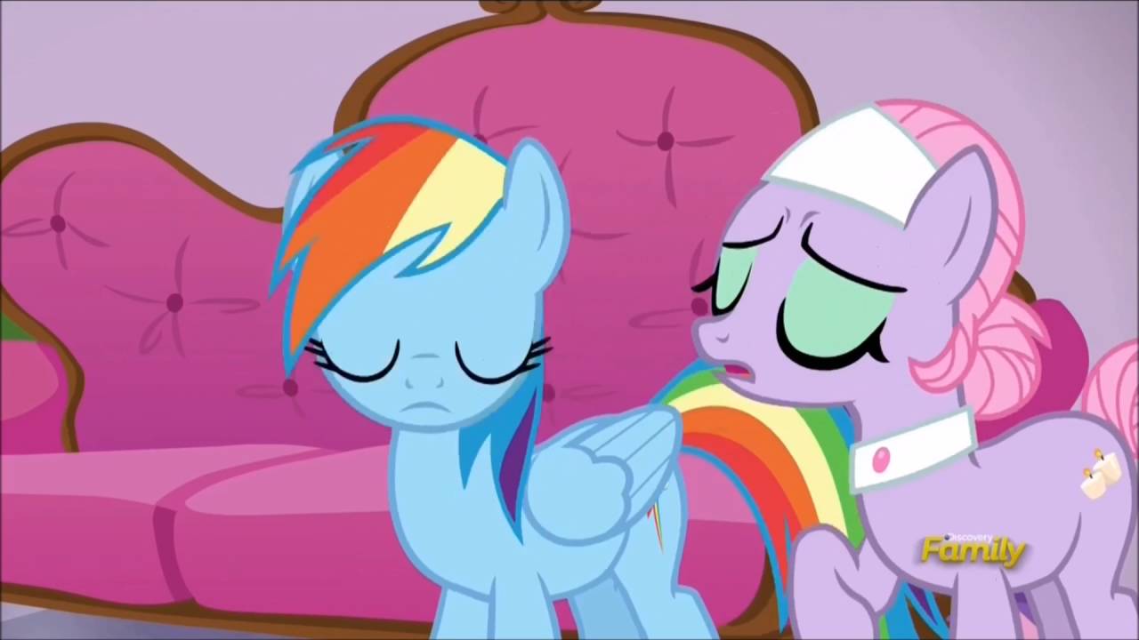 Rainbow Dash at the spa - YouTube