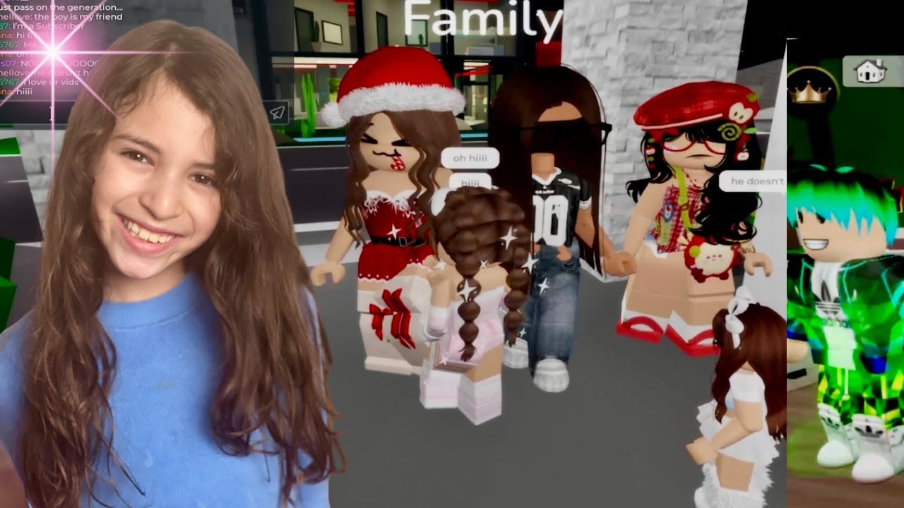 Ролевая игра Roblox Brookhaven: День благодарения прошёл не так с папой и моими сёстрами! 🦃