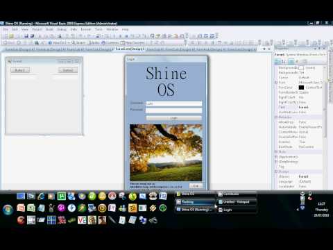 Shine OS Visual Basic part 2