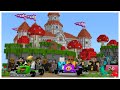 Mario Kart but in MINECRAFT! (with TerasHD, Mysticat, silentwisperer, VintageBeef &amp; More!)