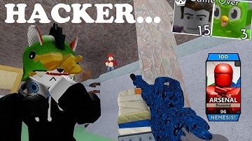 so i beat a HACKER in arsenal... | (Roblox Arsenal)