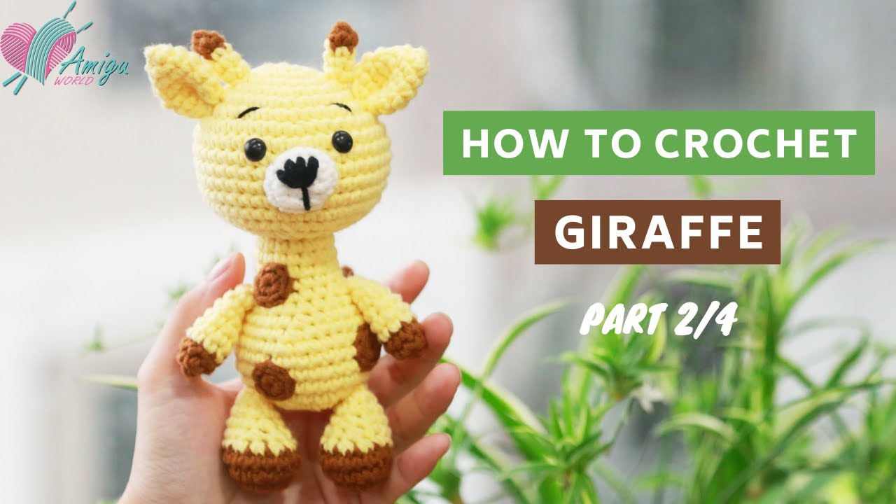 #238 | Giraffe Amigurumi Free Pattern (2/4) | How To Crochet Amigurumi Animal | AmiguWorld