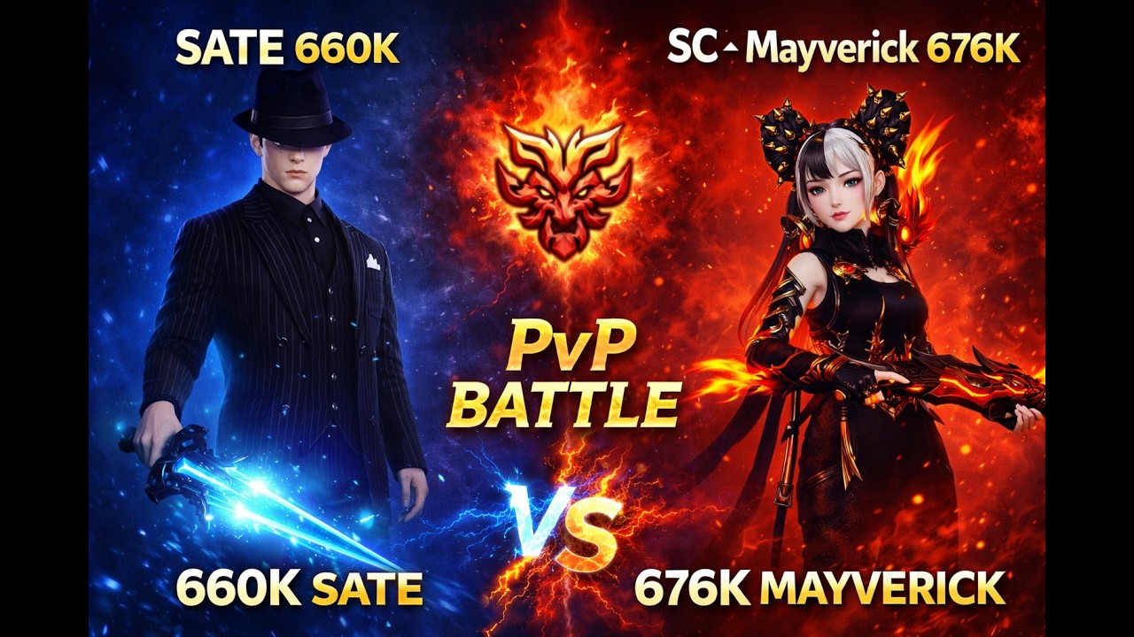 Lancer TOP EVA 660K vs SC丶Mayverick 676K | MIR4 Global
