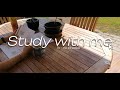1 hour study session  study with me in this chill sunny morning