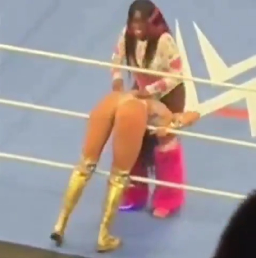 Chelsea Green wedgie
