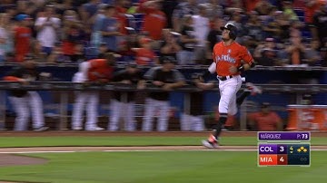 COL@MIA: Aviles hammers a two-run double to left