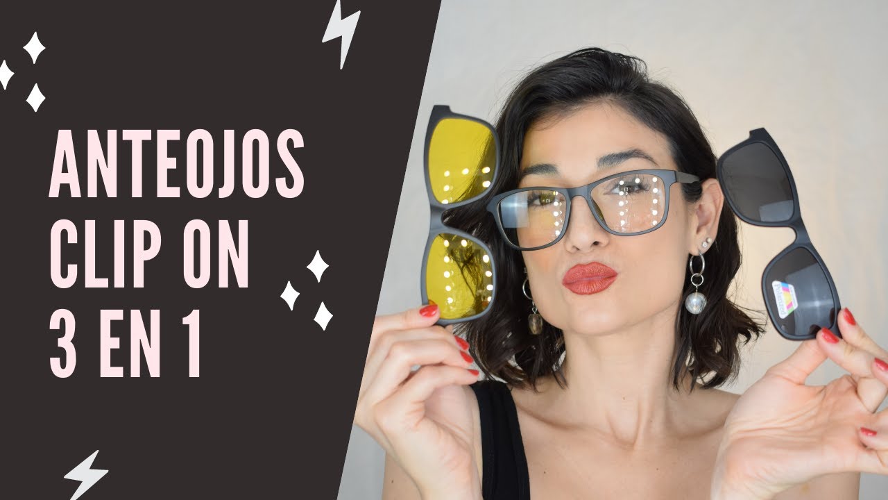 Gafas Sol y de aumento CLIP ON 3 en 1 | Caro Paredes -