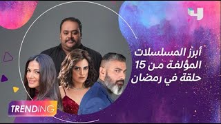 منى زكي، ياسر جلال، دنيا سمير غانم وغيرهم من نجوم الدراما يختارون مسلسلات ال 15 حلقة في رمضان