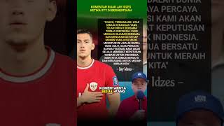 Komentar Jay Idzes Seusai Sty Di Pecat football kabartimnas