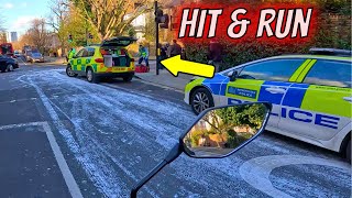 DELIVERY DRIVER HIT BY CAR! Big Crash! Just Another Day In London GoPro POV