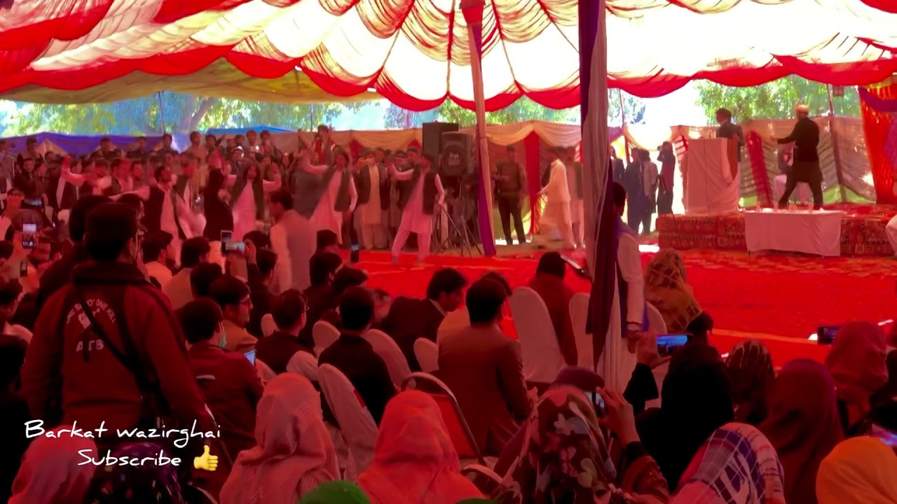Bannu university welcome party with pashtoon culture attan. 21 November 2021