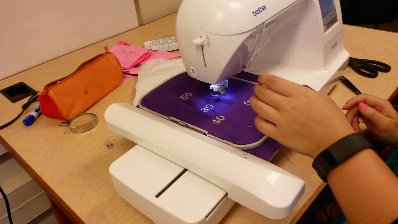 Embroidery with Brother PE700 YouTube