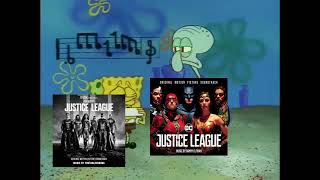 SpongeBob and Squidward's clarinet duet: Justice League Edition