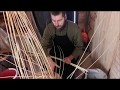 МК от Юриса Гавaрса плетение конусной корзиночки часть 1
