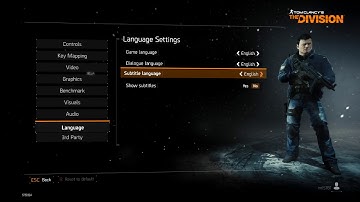 How To Change Subtitle Language In Tom Clancy
