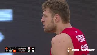 Olympiacos Piraeus - Zalgiris Kaunas 90-80 Sasha Vezenkov 23 Points, Career-High 14 Rebounds