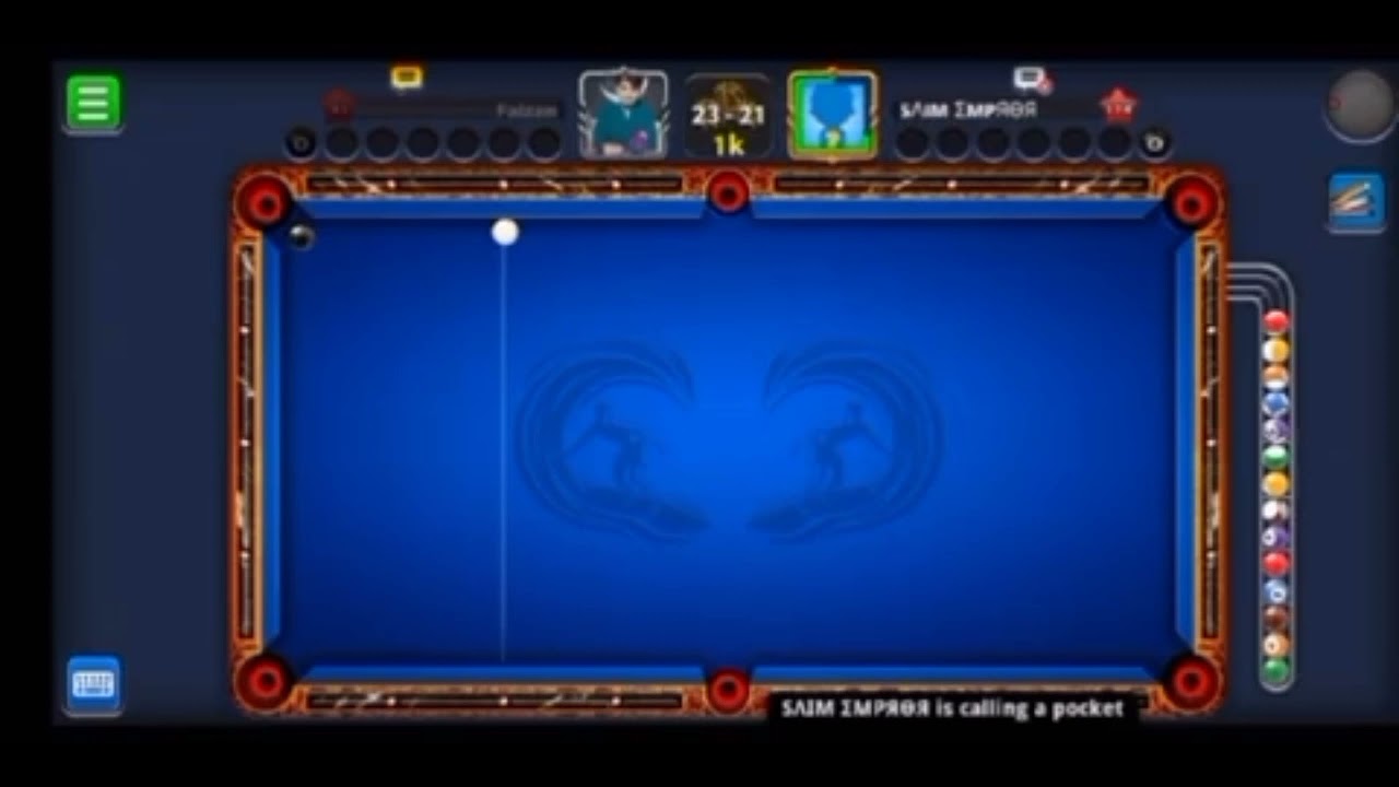 Some Trick Shots And Indirect Game Play 8 Ball Pool