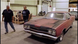 MARK SURPRISES TONY WITH AN ALL ORIGINAL 1969 HEMI GTX THAT IS NEW TO THE GRAVEYARD